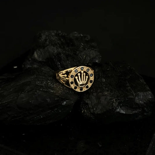 Anillo para Hombre De Rolex De Detalles Negros + Envio Gratis